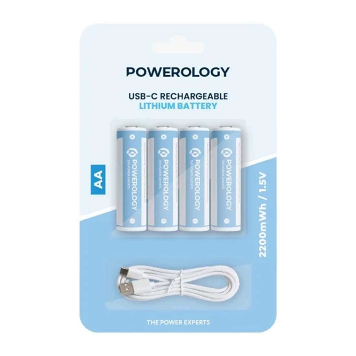 باتری قلمی شارژی آلکالاین پاورولوجی مدل PAAV2RBT بسته 4 عددی-small-image