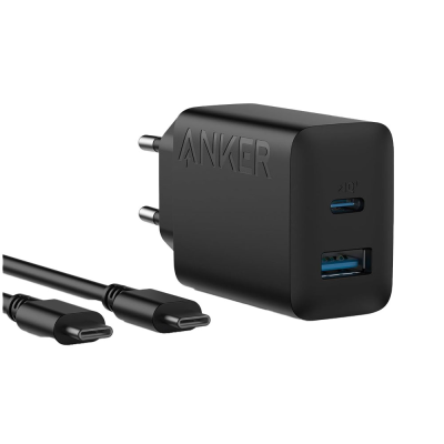 شارژر دیواری انکر مدل B2348 به همراه کابل USB-C به طول 1.5 متر 20 وات شارژر دیواری 20 وات انکر مدل B2348 به همراه کابل USB-C به طول 1.5 متر