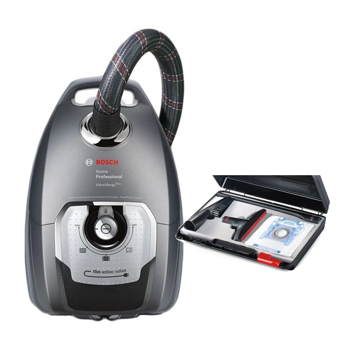 جاروبرقی بوش سری 8 مدل BGL8PRO5 به همراه جعبه اقلام-small-image