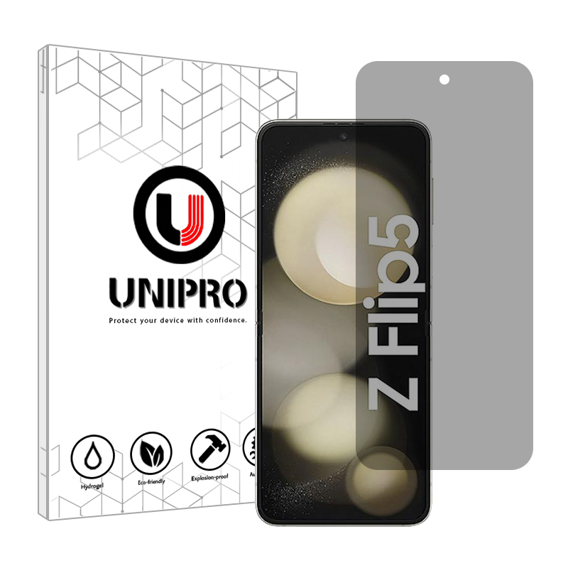 محافظ صفحه نمایش حریم شخصی گوشی سامسونگ Galaxy Z Flip5 یونی پرو مدل Star 5
