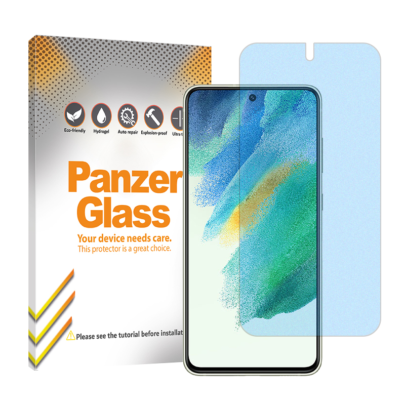 گلس گوشی مات آنتی بلو سامسونگ Galaxy S21 FE 5G پنزر گلس مدل Resistant