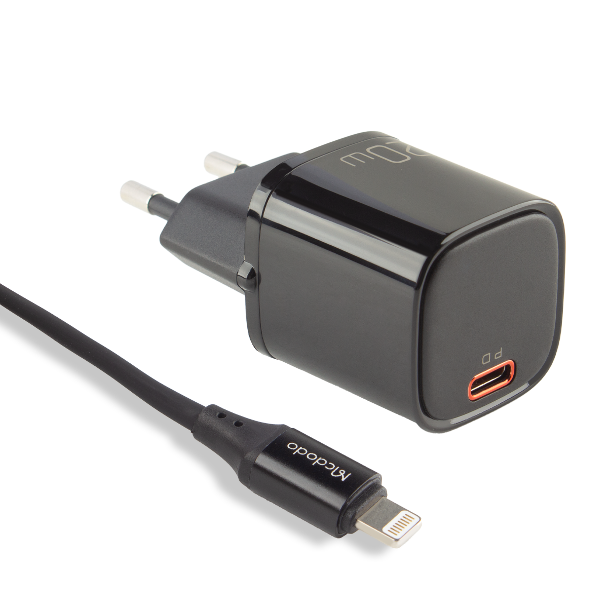 شارژر دیواری مک دودو 20 وات مدل CH-404 به همراه کابل لایتنینگ به تایپ سی شارژر دیواری مک دودو 20 وات مدل CH-404 به همراه کابل لایتنینگ به تایپ سی