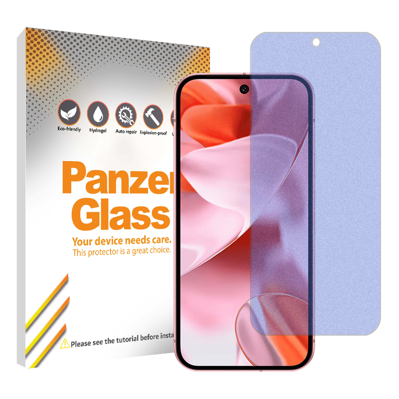 محافظ صفحه نمایش مات آنتی بلو گوشی گوگل Pixel 9 پنزر گلس مدل Resistant