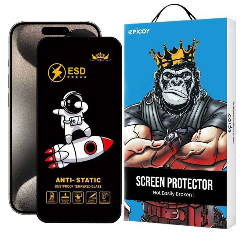 گلس گوشی اپل iPhone 15 Pro Max اپیکوی مدل Spaceship  گلس گوشی اپل iPhone 15 Pro Max اپیکوی مدل Spaceship