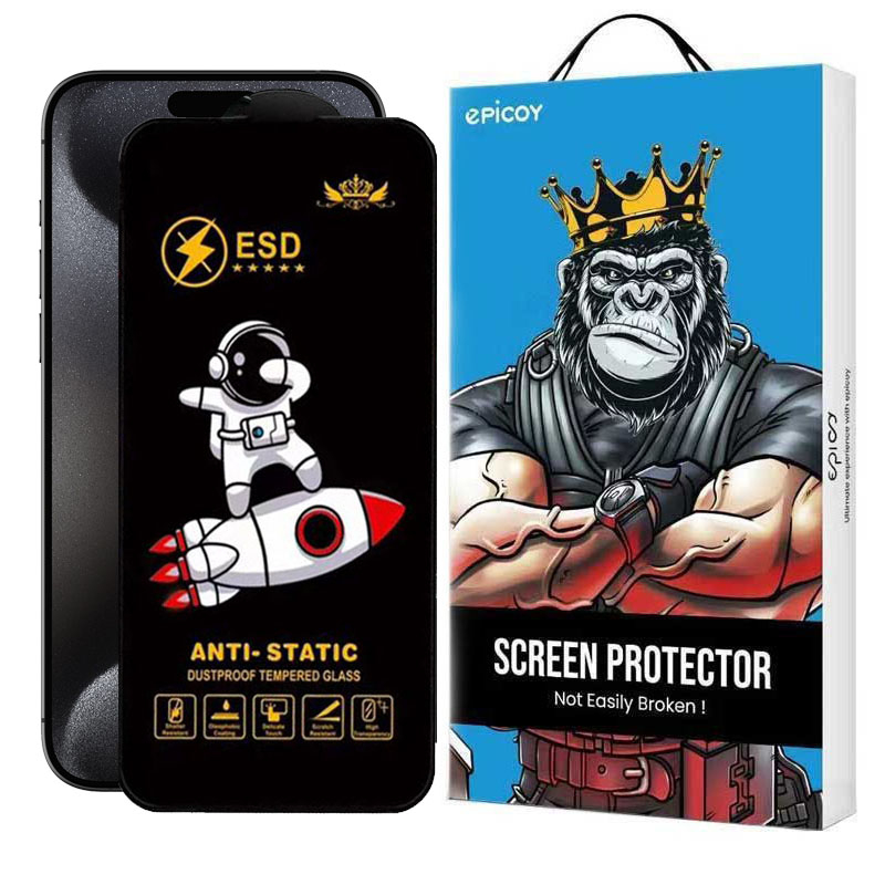 گلس گوشی اپل iPhone 15 Pro اپیکوی مدل Spaceship