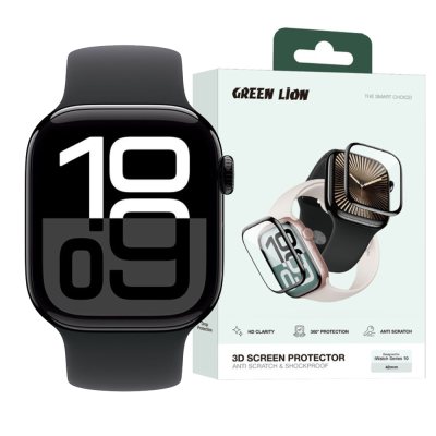 گلس اپل واچ سری 10 سایز 42 میلی متری گرین لاین مدل 3D Screen Protector