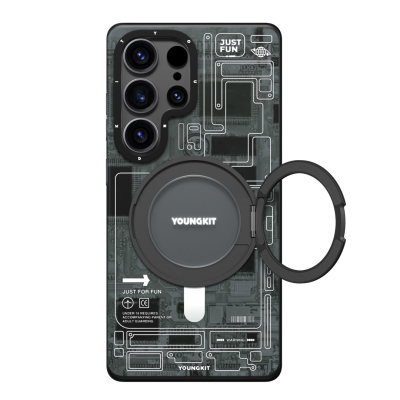 کاور گوشی سامسونگ Galaxy S25 Ultra یانگ کیت مدل Technology Rotating bracket