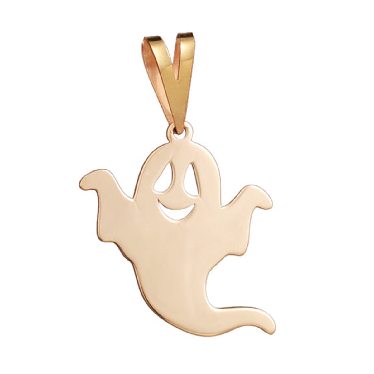 آویز طلا زنانه طرح روح شیطون قو طلایی کد P010963