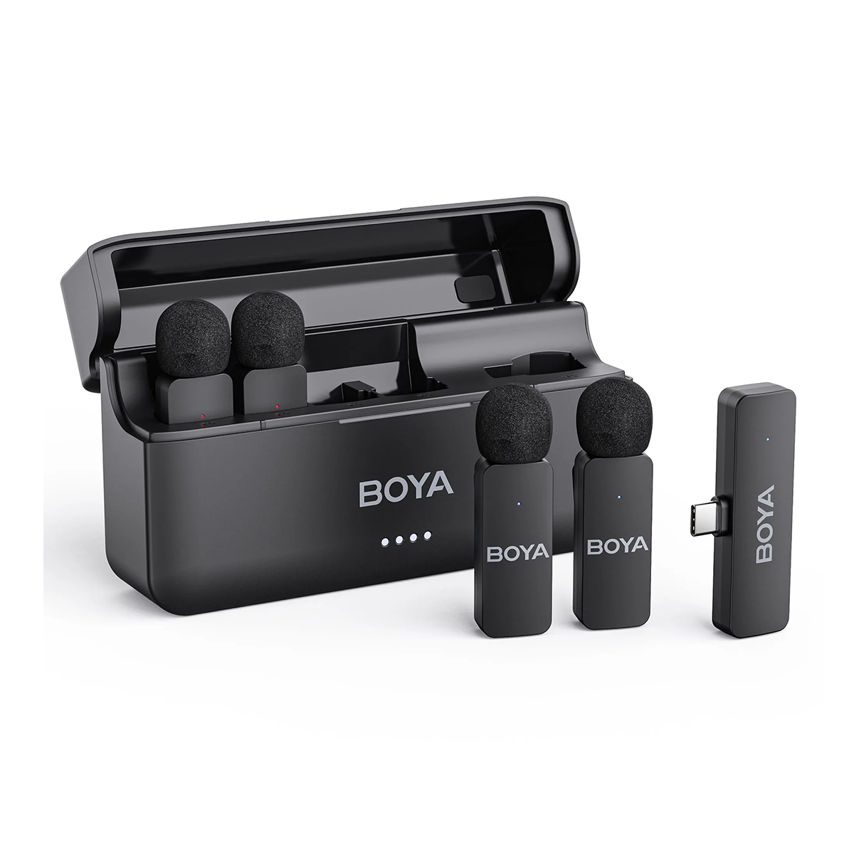 میکروفن بی سیم بویا مدل BY-V4U چهارکاربره رابط تایپ سی میکروفن بی سیم بویا مدل BY-V4U چهارکاربره رابط تایپ سی-small-image