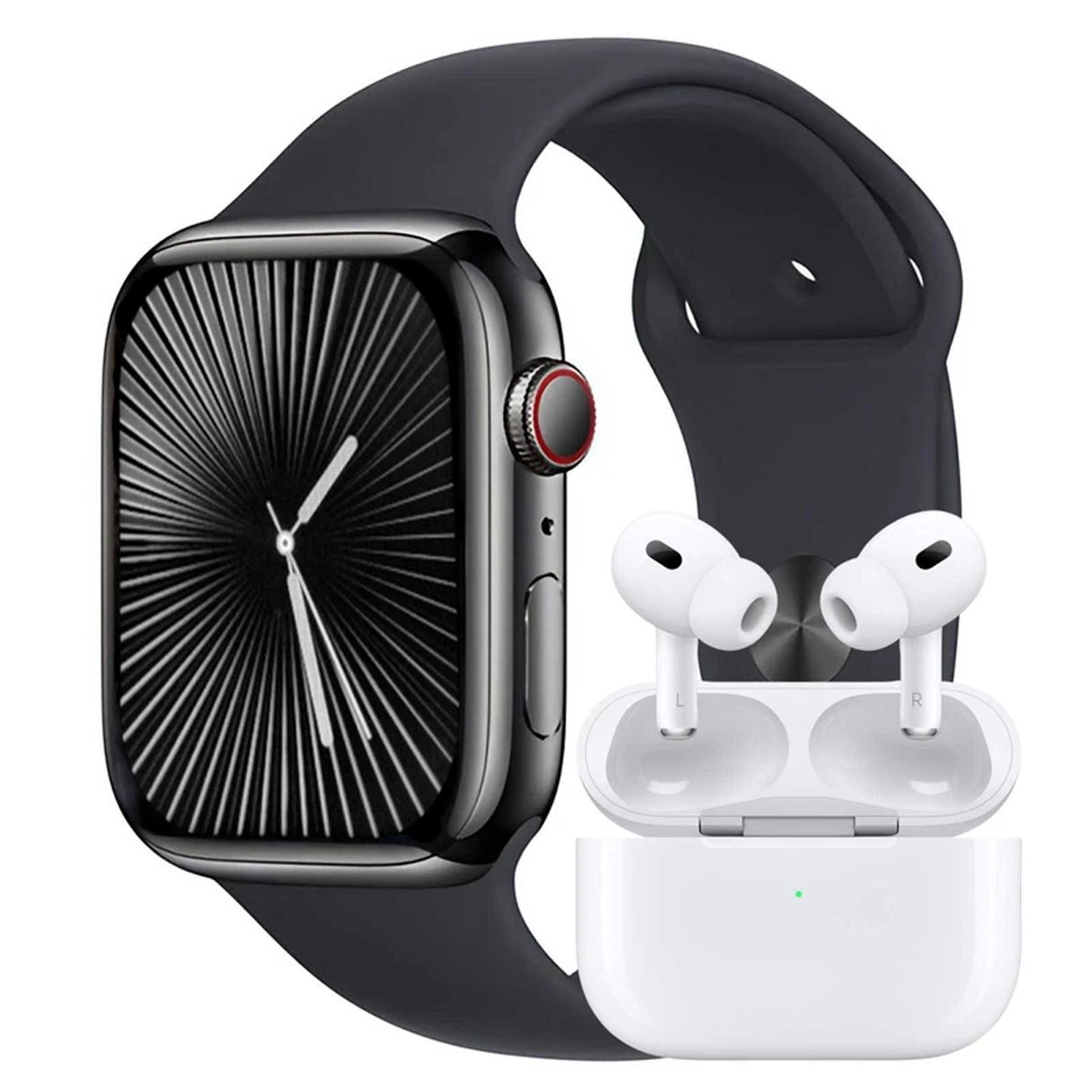 ساعت هوشمند ورنا مدل W46 max به همراه هندزفری بلوتوثی مدل airpod pro ساعت هوشمند ورنا مدل W46 max به همراه هندزفری بلوتوثی مدل airpod pro-small-image