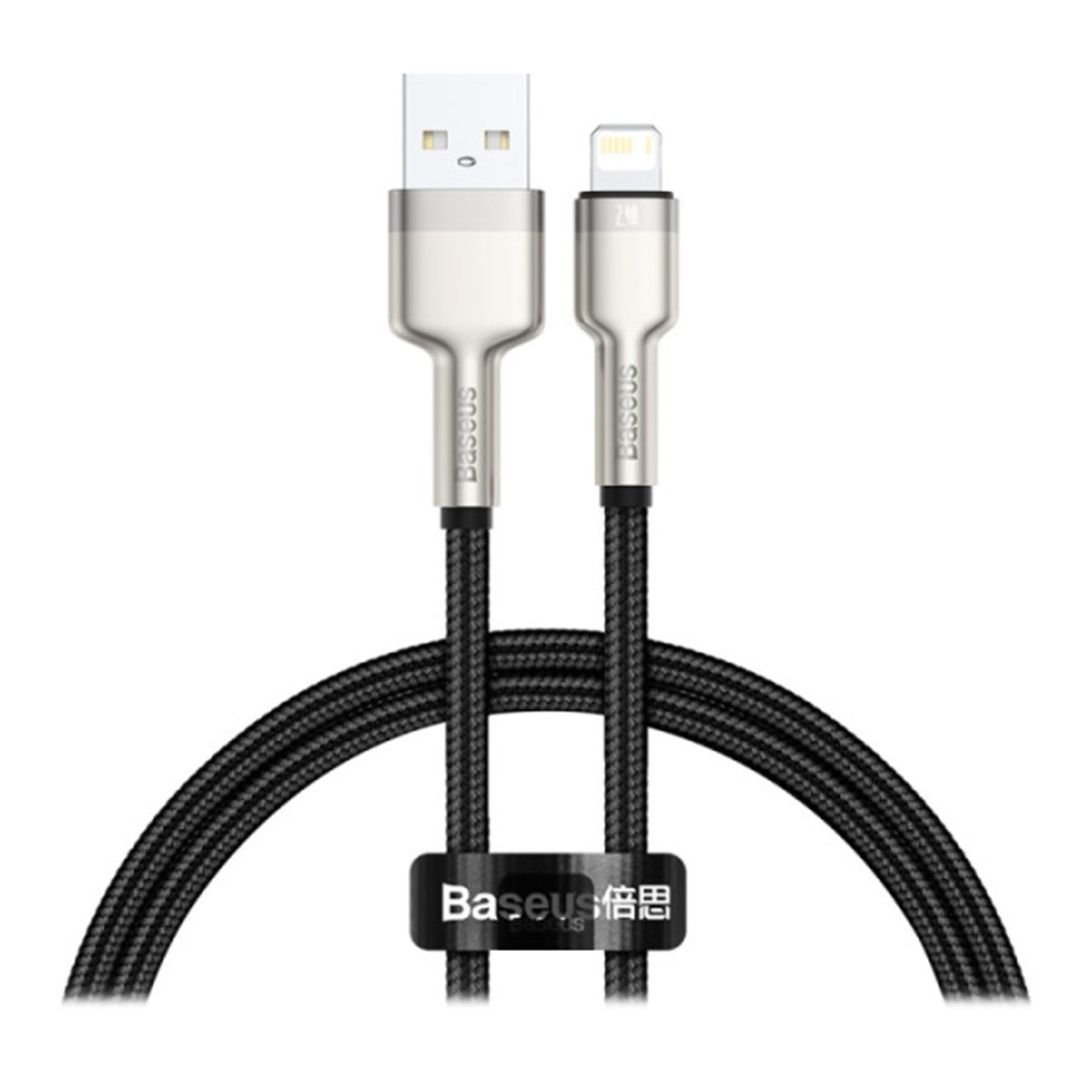 کابل لایتنینگ باسئوس سری Cafule مدل Metal Data Cable USB to IP ظرفیت 2.4 آمپر طول 25 سانتی متر کابل لایتنینگ باسئوس سری Cafule مدل Metal Data Cable USB to IP ظرفیت 2.4 آمپر طول 25 سانتی متر-small-image