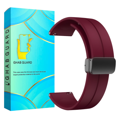 بند ساعت هوشمند هایلو LS05S قاب گارد مدل SILKMGNGR