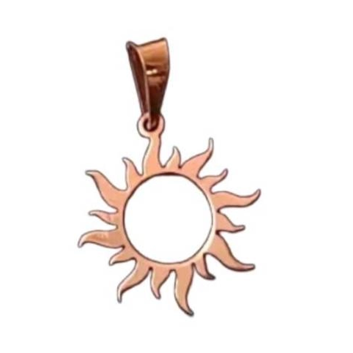 پلاک طلا زنانه طرح خورشید اپال گلد کد G0027 پلاک طلا زنانه طرح خورشید اپال گلد کد G0027