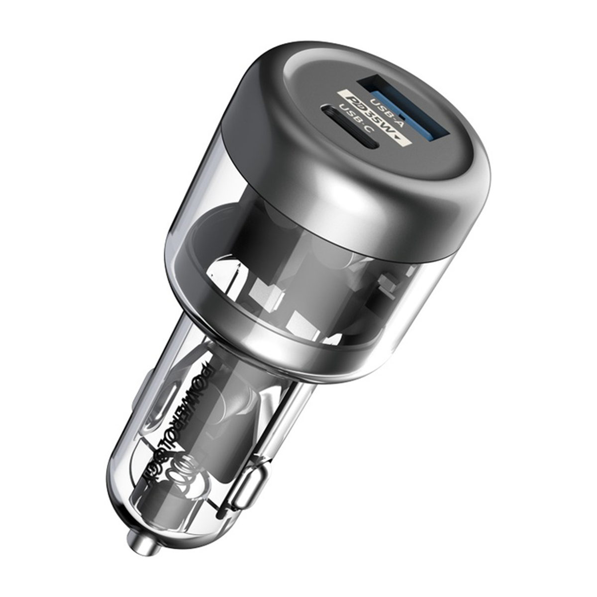 شارژر فندکی پاورولوجی مدل PCCSR017 توان 35 وات شارژر فندکی پاورولوجی مدل PCCSR017 توان 35 وات