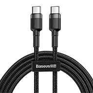 کابل دو سر تایپ سی باسئوس مدل CATKLF-GG1 طول 1 متر   کابل دو سر تایپ سی باسئوس مدل CATKLF-GG1 طول 1 متر -small-image