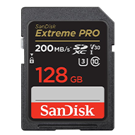 کارت حافظه SDXC سن دیسک مدل Extreme Pro V30 کلاس 10 استاندارد UHS-I U3 سرعت 200mbps ظرفیت 128 گیگابایت