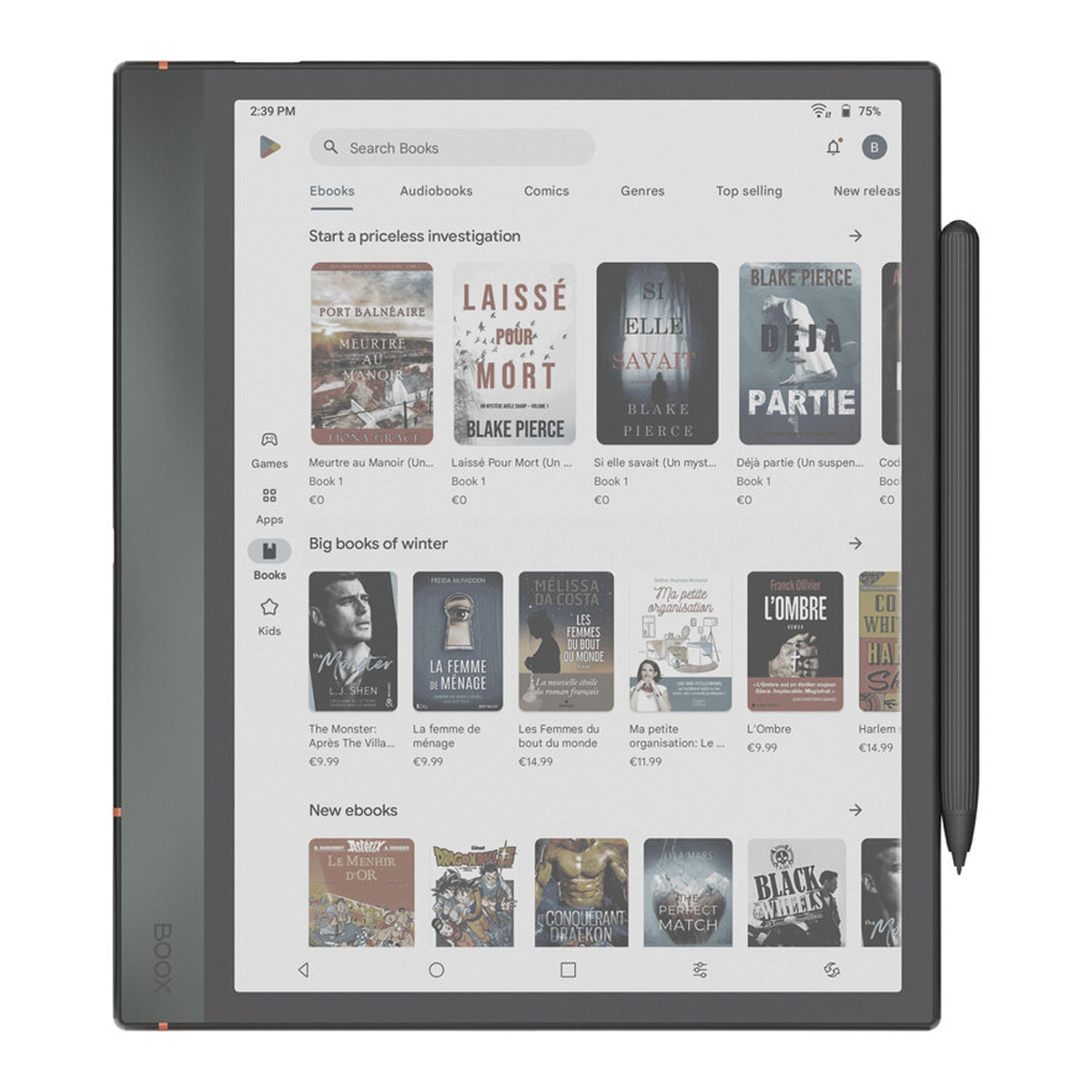 کتاب خوان انیکس بوکس مدل Note Air 4 C