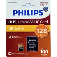  کارت حافظه microSDHC فیلیپس مدل Ultra Pro کلاس 10 استاندارد UHS-I U1 سرعت 100MBps ظرفیت 32 گیگابایت به همراه آداپتور-small-image